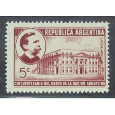 ARGENTINA 1941 GJ 853c ESTAMPILLA NUEVA MINT CON VARIEDAD CATALOGADA U$ 15